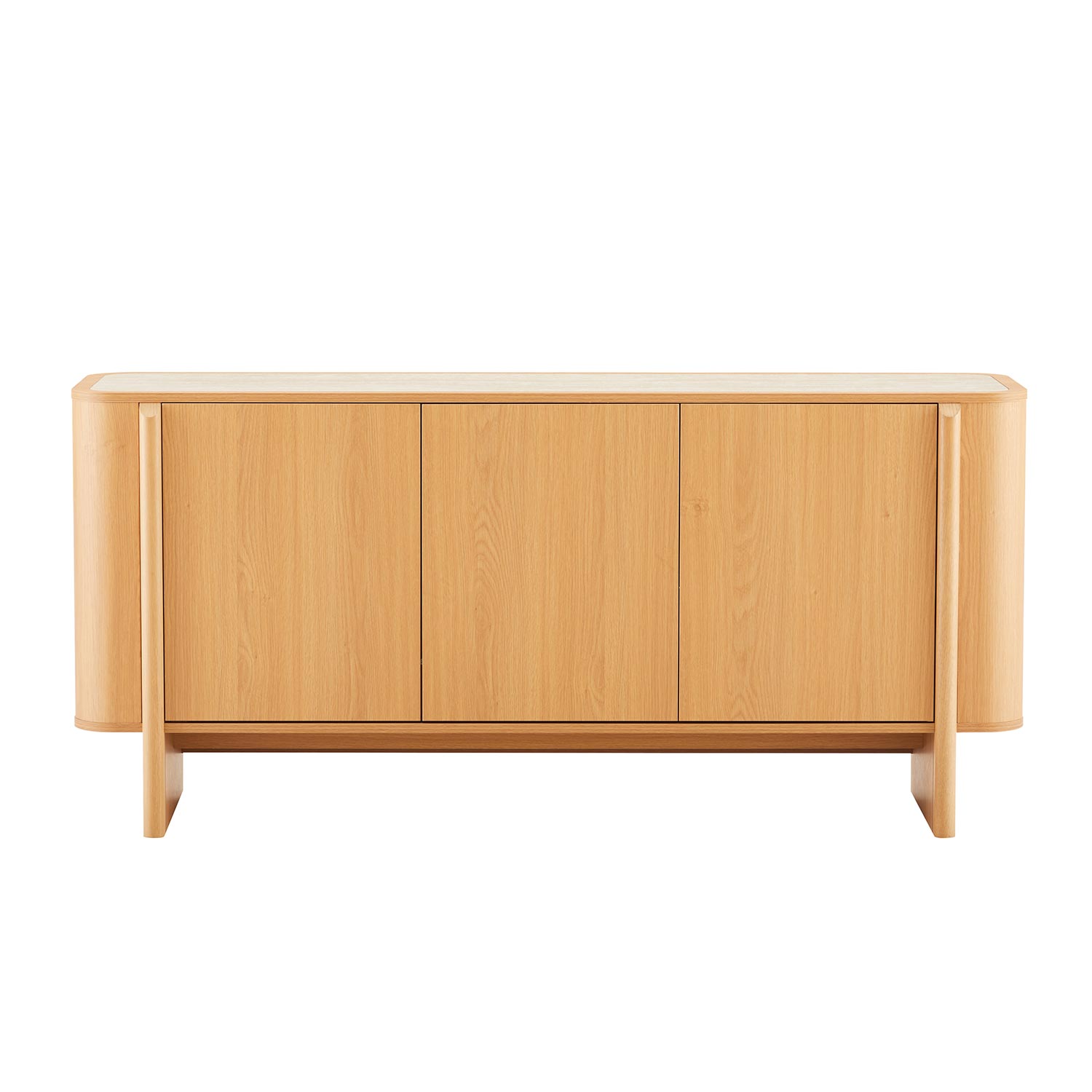 Kummut MORBEN 160x42xH75cm, tammedekooriga melamiin - Image 2