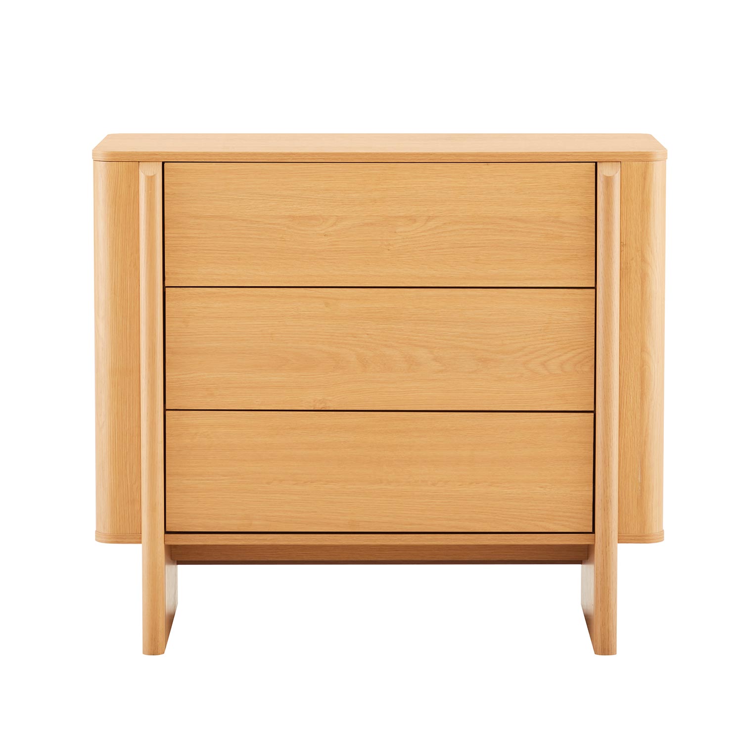 Kummut MORBEN 90x42xH80cm, tammedekooriga melamiin - Image 3