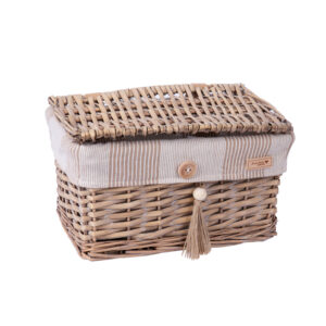 Korv WILLI STRIPE kaanega 30x20xH18cm