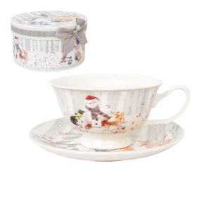 Tass/alustaldrik MIA SNOW 180ml kinkekarbis