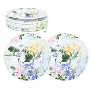 Taldrikud MIA FLORA 2tk D19cm kinkekarbis