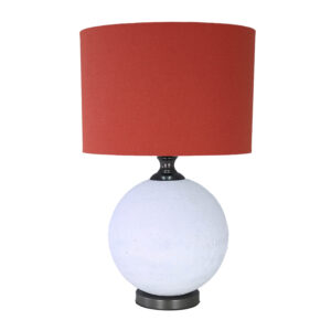 Laualamp LUXO H56cm, punane/valge