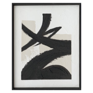 Maal raamiga 40x50cm, must joon