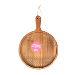 Alus ETNO WOOD 30x22cm, akaatsia
