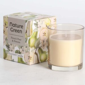 Küünal NATURE GREEN H9,5cm, French Pear