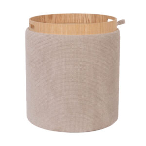 Tumba/laud HIRO D34,5xH37cm, beež, panipaigaga