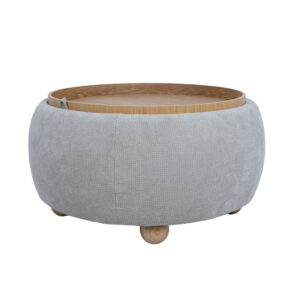 Tumba/laud HIRO D67xH38cm, beež, panipaigaga