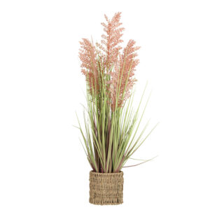 Kunsttaim IN GARDEN H87cm, oranž sorgo, rohukõrred potis
