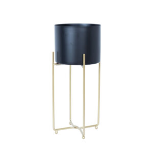 Lillepostament DEIA BLACK M 21,5x20,5xH4