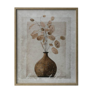 Seinapilt WALLY 40x50cm, ümaras vaasis
