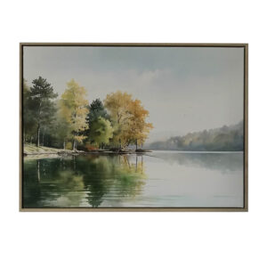 Seinapilt WALLY 45x60cm, mets järve ääre