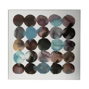 Seinapilt WALLY 60x60cm, sinised abstrak