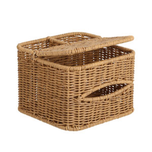 Tops BASILE 18x18xH13,5cm, helepruun