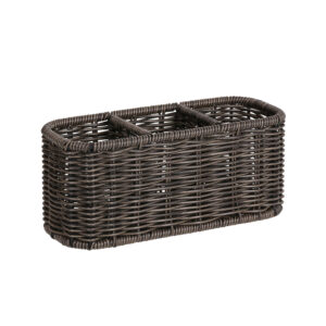 Tops BASILE 23x9xH10cm, tumepruun