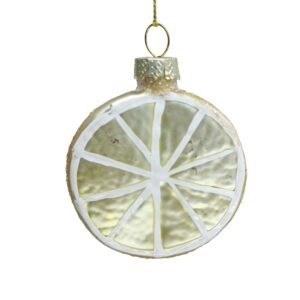 Jõuluehe JOY LEMON 6.5cm, klaas