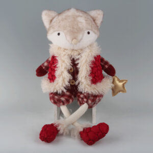 Dekoratsioon FAB HENRI H51cm, rebane, punane