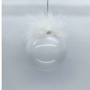 Jõuluehe JOY PEARL D8cm, klaas