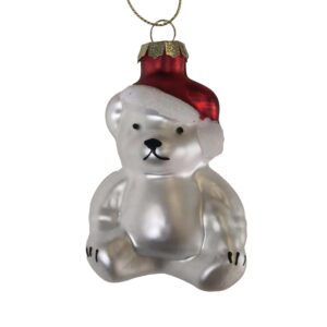 Jõuluehe JOY BEAR 8cm, klaas