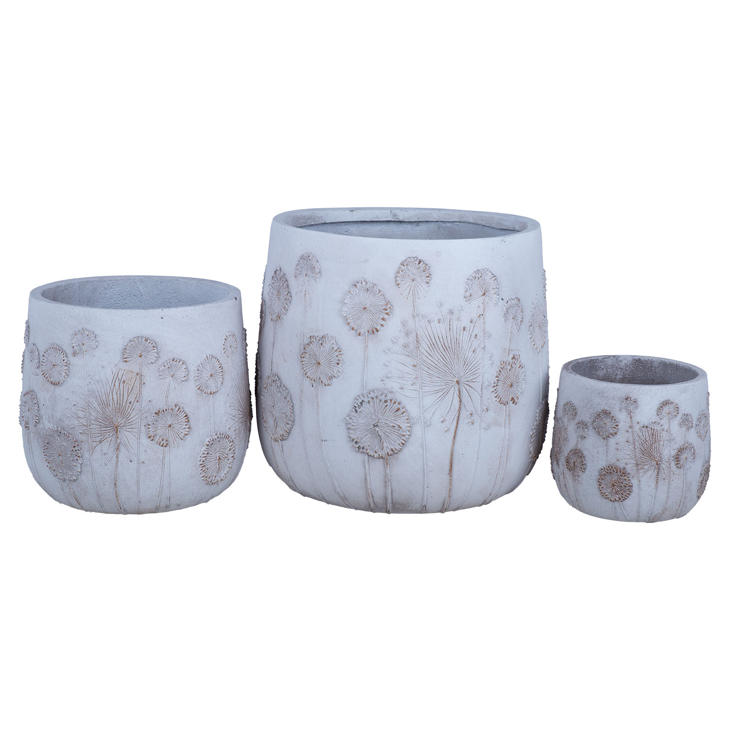 Lillepott SUNNY FLORE D34xH31cm, valge - Image 2