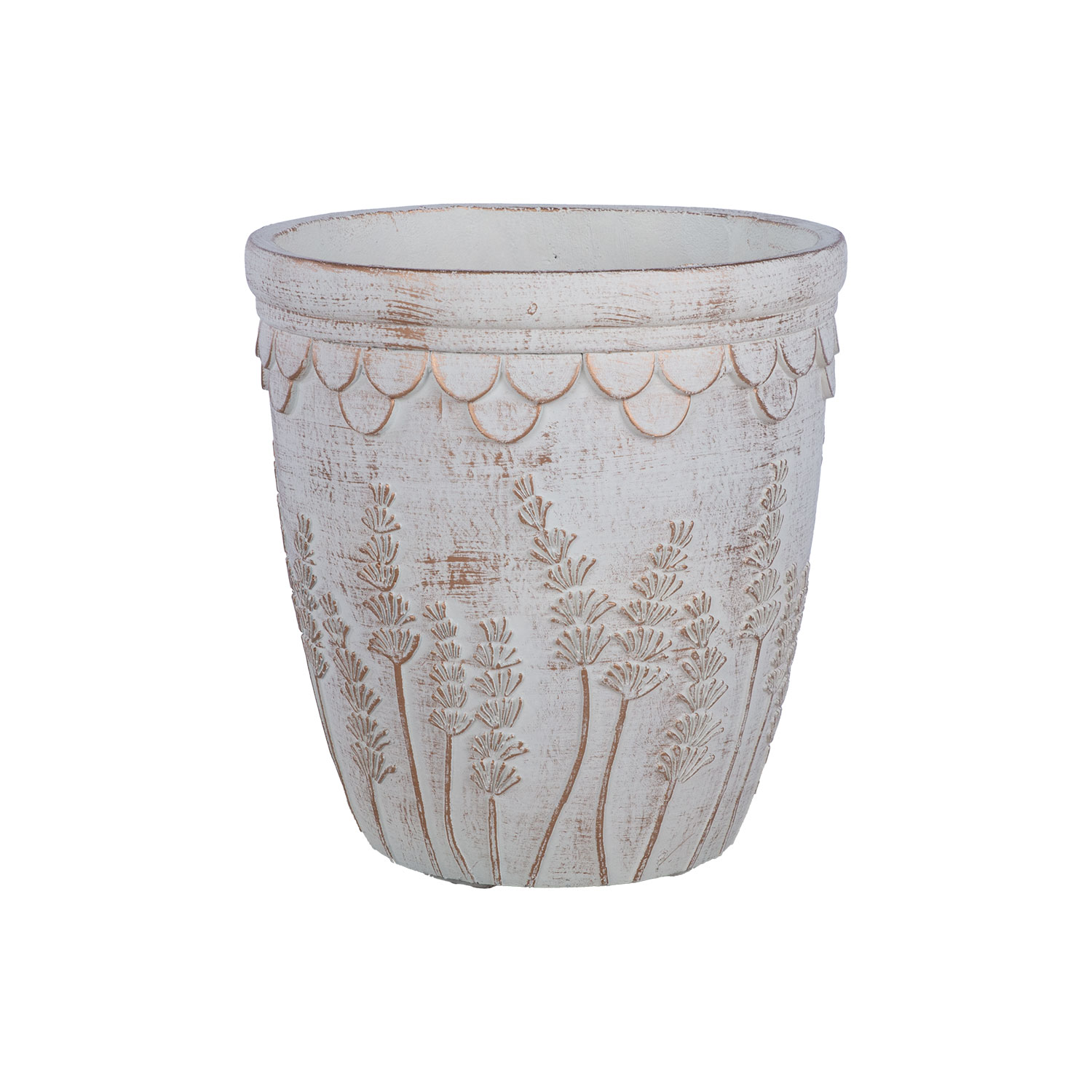 Lillepott SUNNY LAVENDEL D31xH33cm, kreem