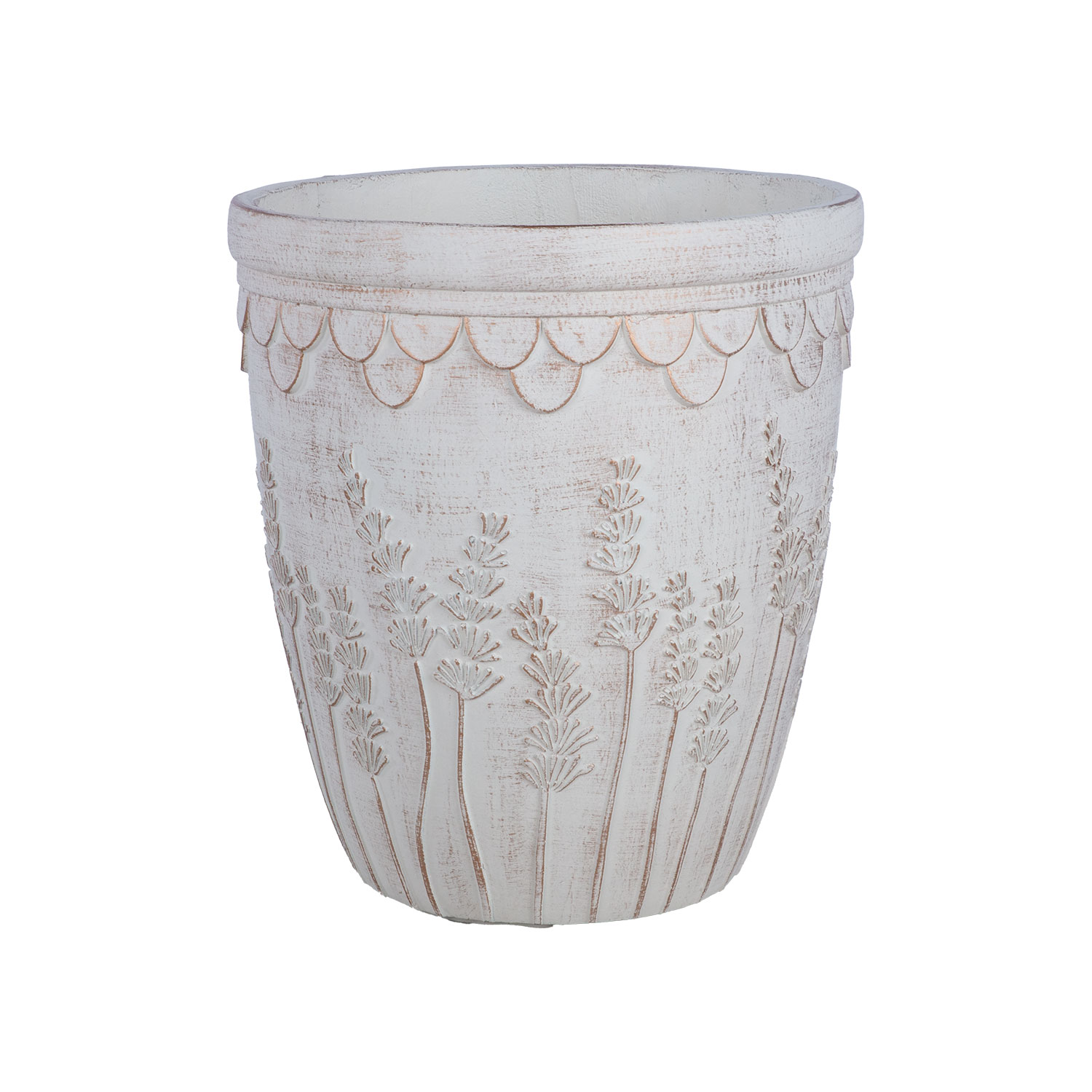 Lillepott SUNNY LAVENDEL D37xH42cm, kreem