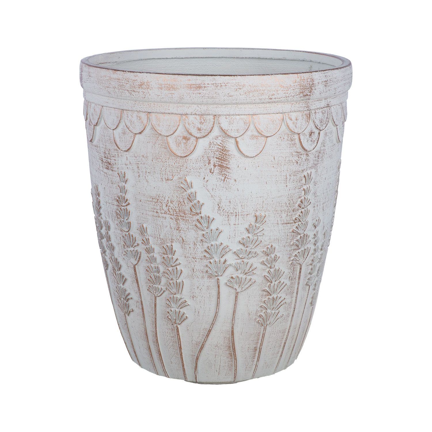 Lillepott SUNNY LAVENDEL D44xH50cm, kreem