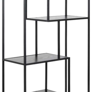 Riiul SEAFORD 77x35xH185cm, must