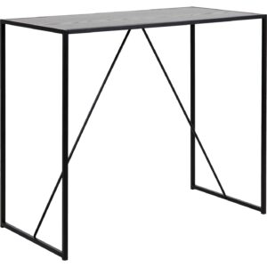 Baarilaud SEAFORD 120x60xH105cm, must