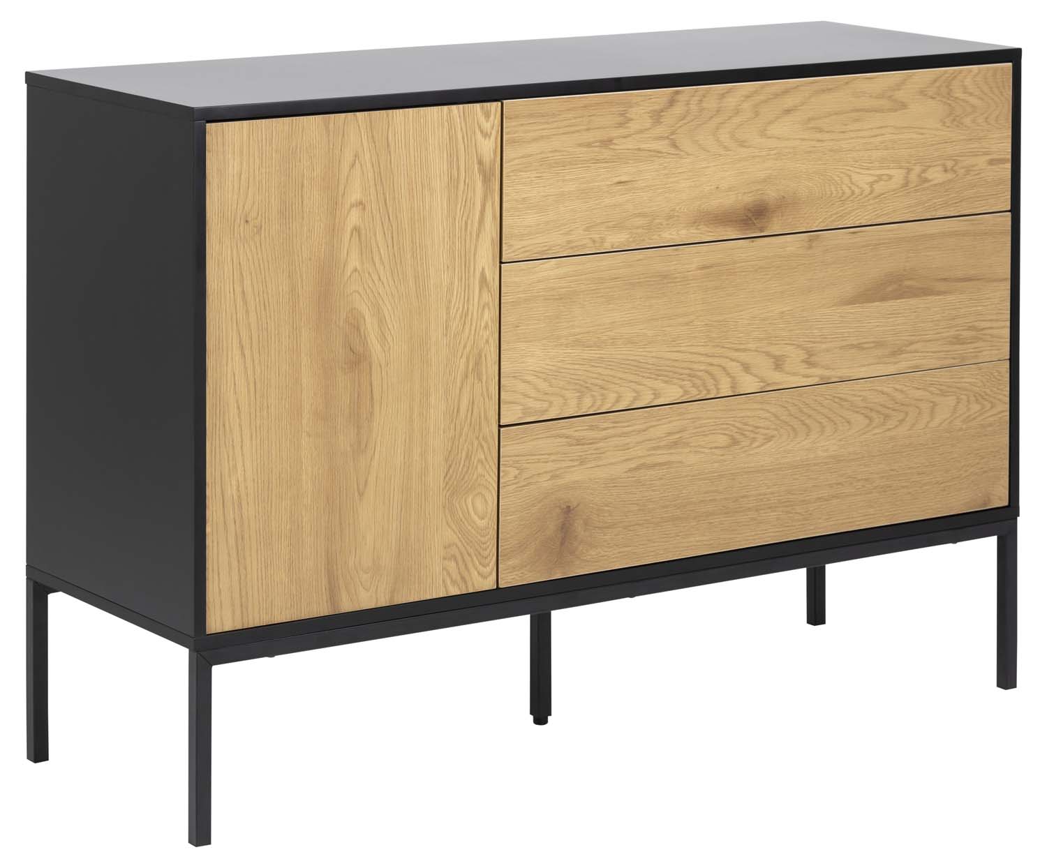 Kummut SEAFORD 120x40xH82cm, tamm