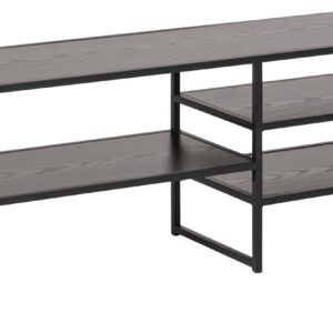 TV-laud SEAFORD 120x33xH46cm, must