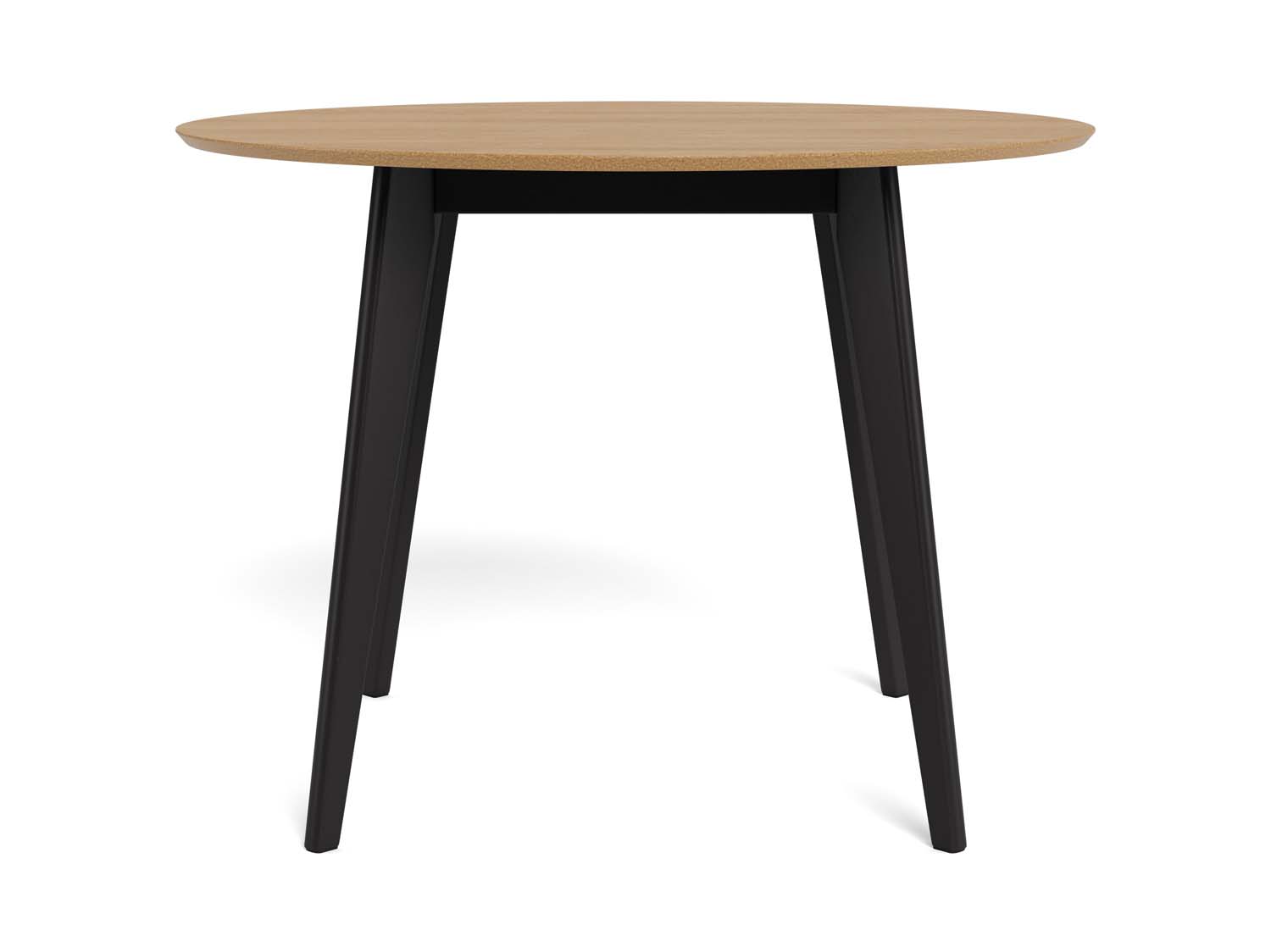 Söögilaud ROXBY D105xH76cm, tamm/must - Image 6