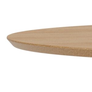 Söögilaud ROXBY D105xH76cm, tamm/must