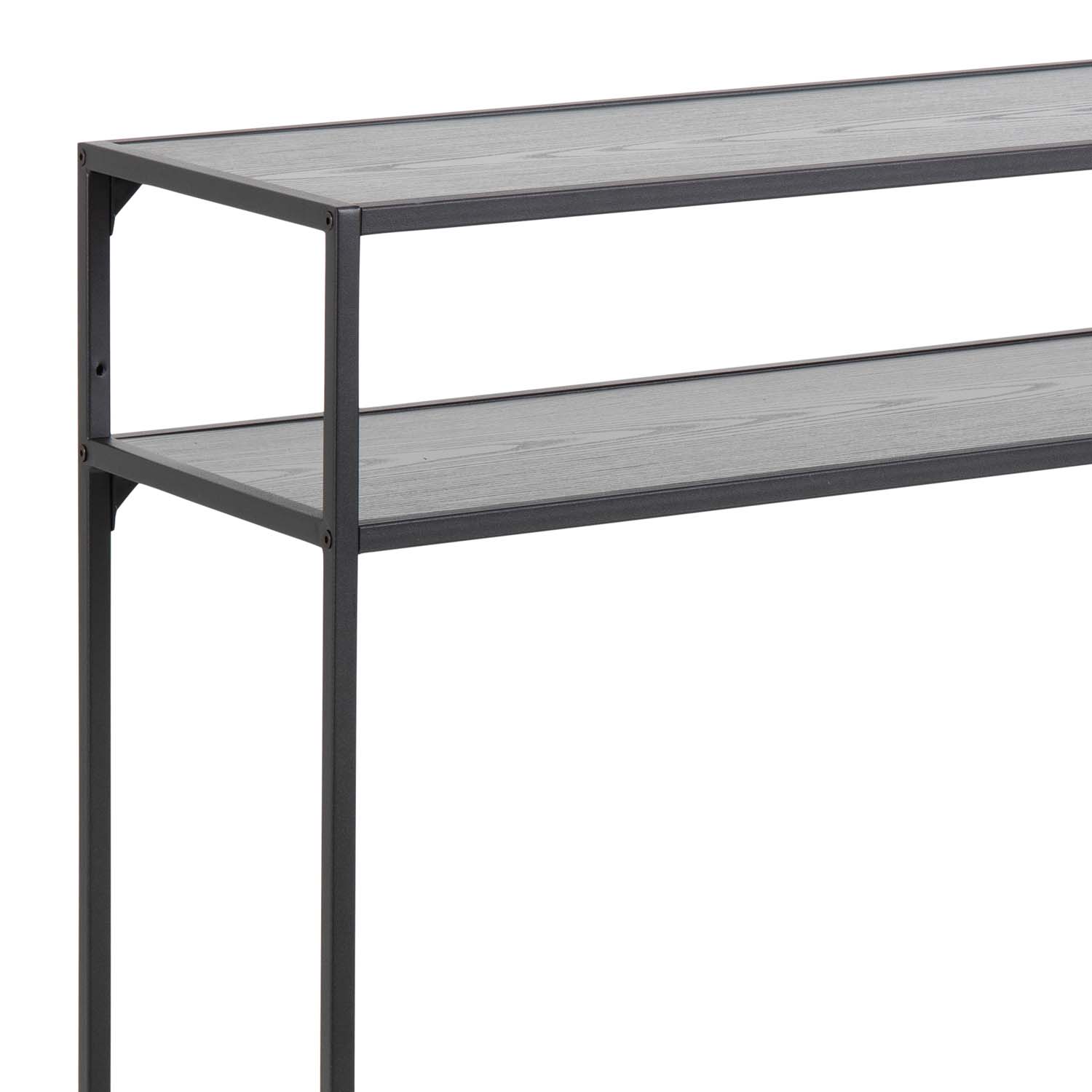 Konsoollaud SEAFORD 120x35xH79cm, must - Image 5