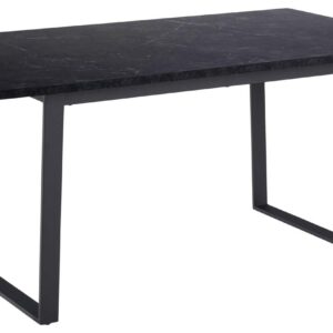 Söögilaud AMBLE 160x90xH74cm, must marmor