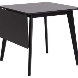 Söögilaud ROXBY 80/120x80xH76cm, must