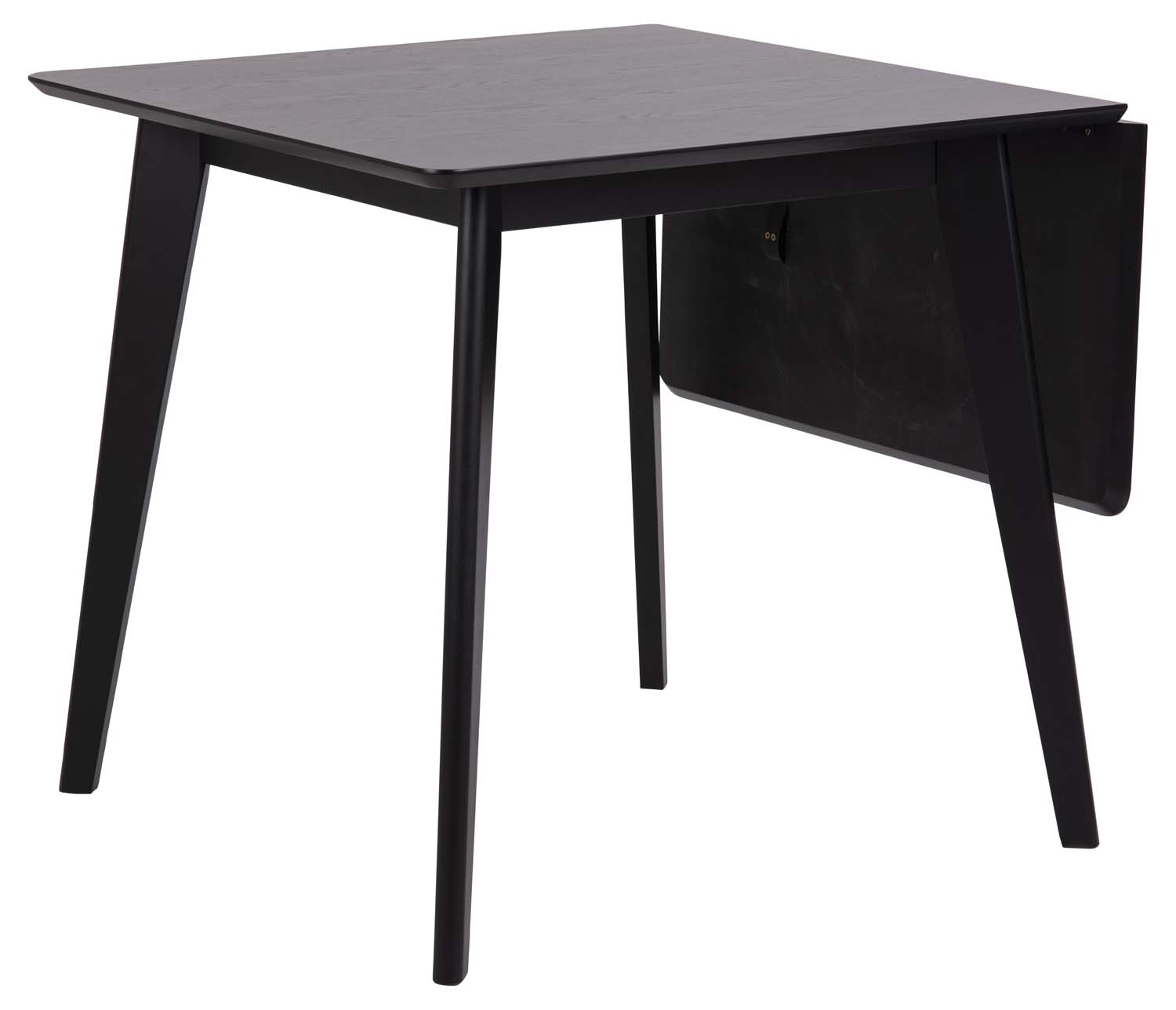 Söögilaud ROXBY 80/120x80xH76cm, must - Image 4