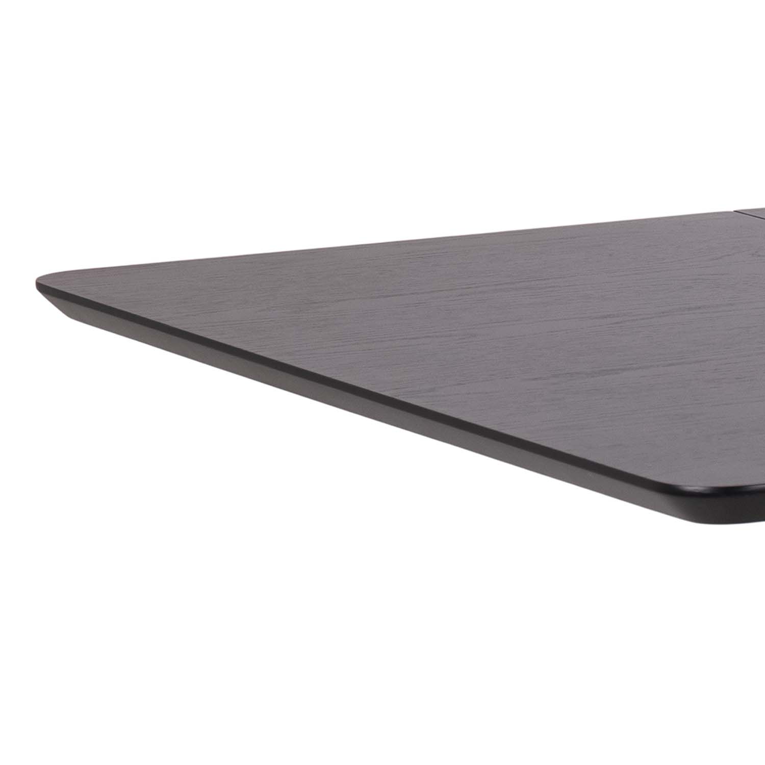 Söögilaud ROXBY 80/120x80xH76cm, must - Image 6