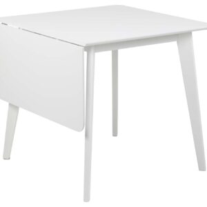 Söögilaud ROXBY 80/120x80xH76cm, valge