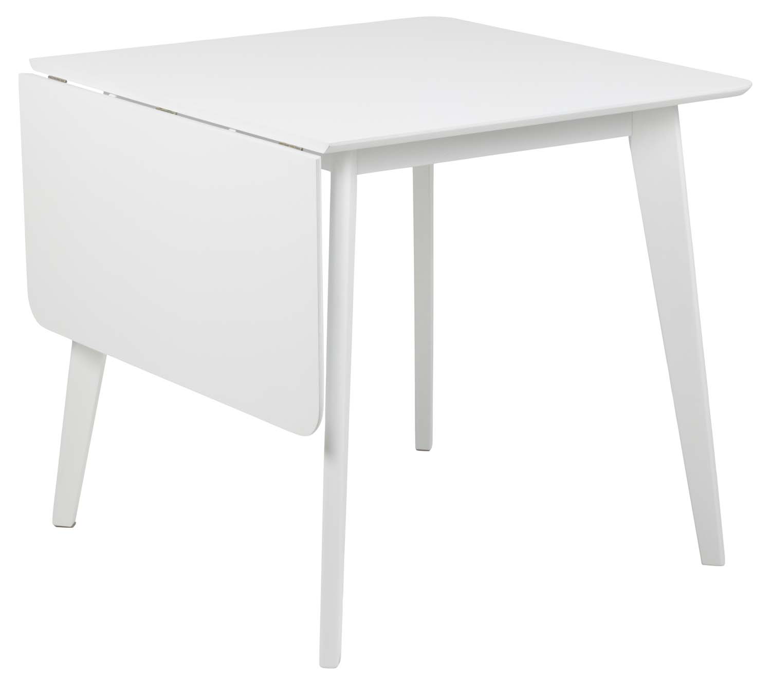 Söögilaud ROXBY 80/120x80xH76cm, valge