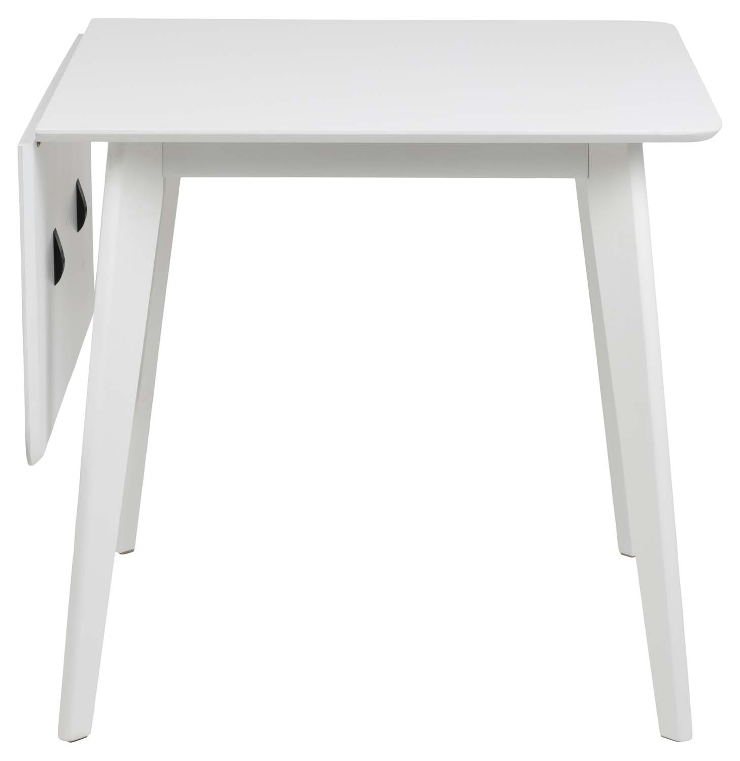 Söögilaud ROXBY 80/120x80xH76cm, valge - Image 3