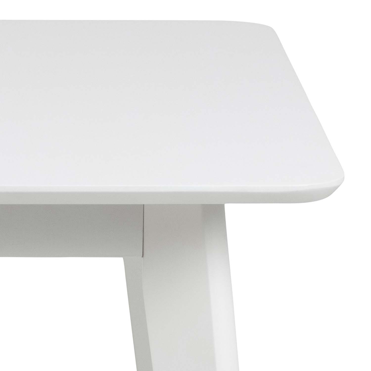 Söögilaud ROXBY 80/120x80xH76cm, valge - Image 6