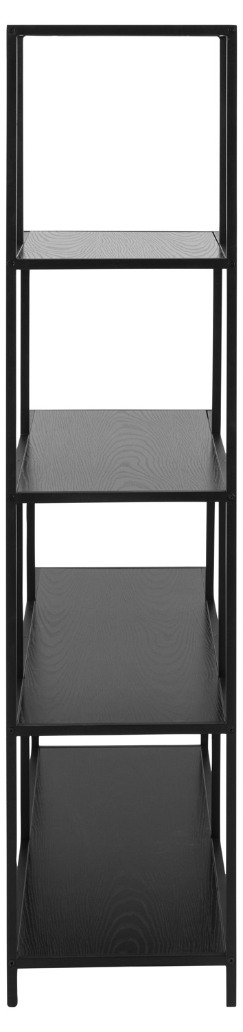 Riiul SEAFORD 135x35xH150cm, must - Image 4