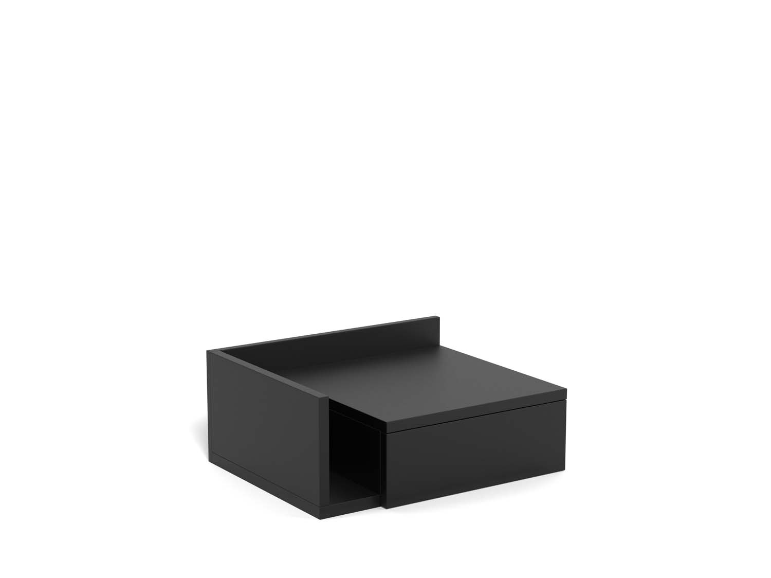 Öökapp ASHLAN 40x32xH16,5cm, must