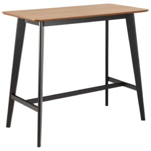 Baarilaud ROXBY 120x60xH105cm, naturaalne/must