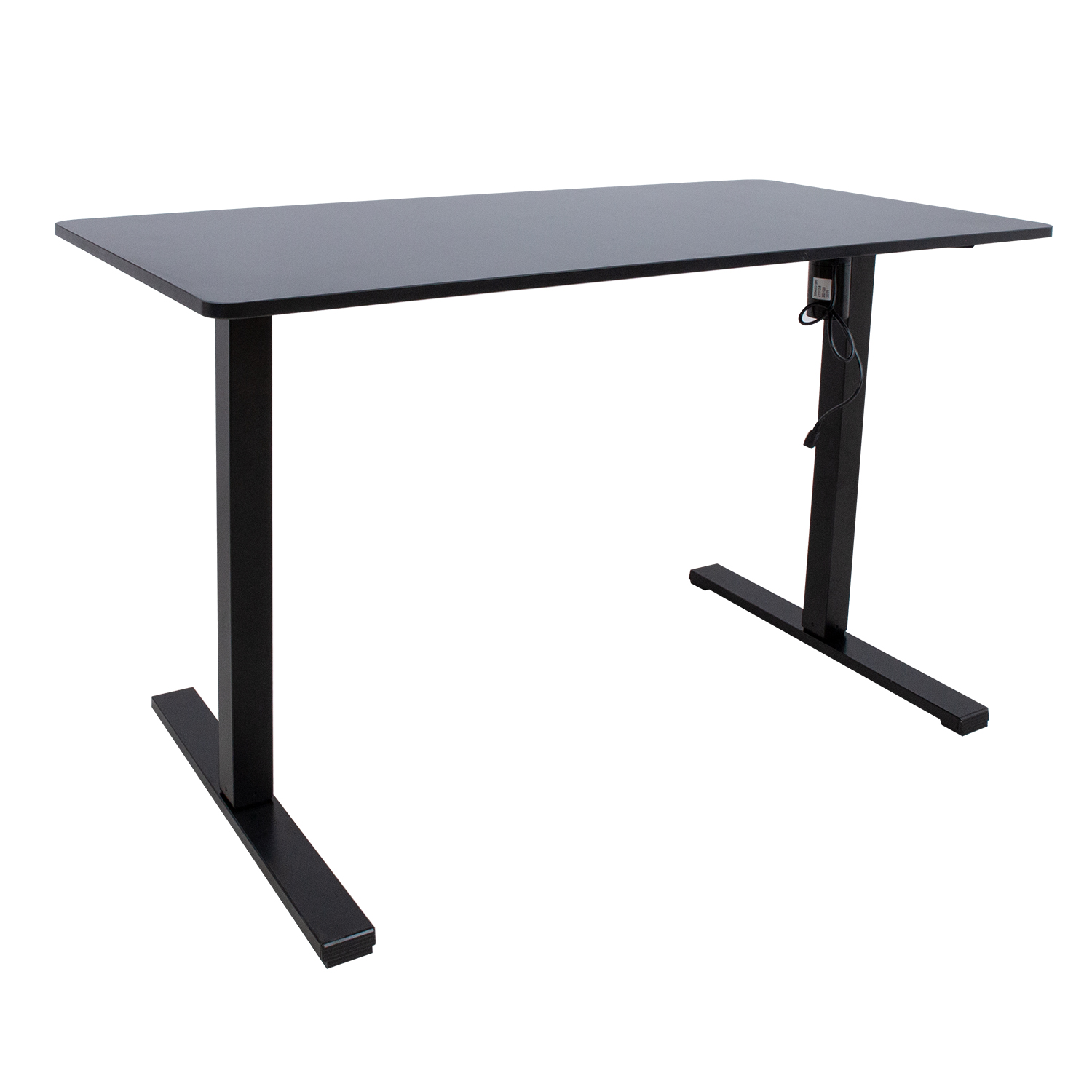 Töölaud ERGO OPTIMAL 1-mootoriga 120x60xH71-116cm, must - Image 2