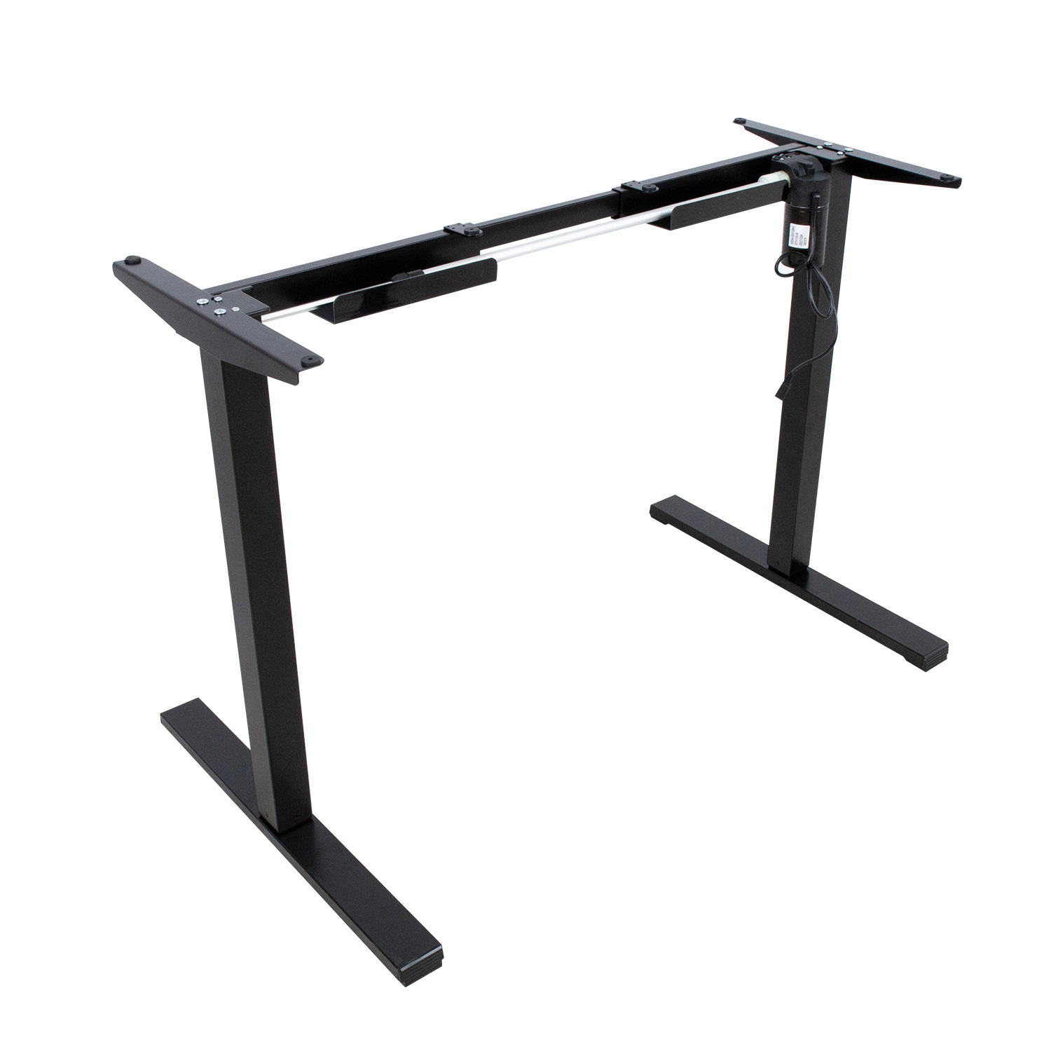 Töölaud ERGO OPTIMAL 1-mootoriga 120x60xH71-116cm, must - Image 4
