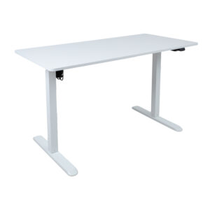 Töölaud ERGO LIGHT 1-mootoriga 120x60xH73-118cm, valge