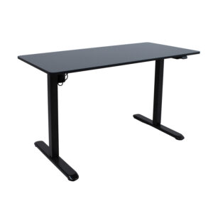 Töölaud ERGO LIGHT 1-mootoriga 120x60xH73-118cm, must