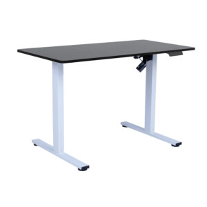 Töölaud ERGO FIT 1-mootoriga 120x60xH71,5-116cm, must/valge