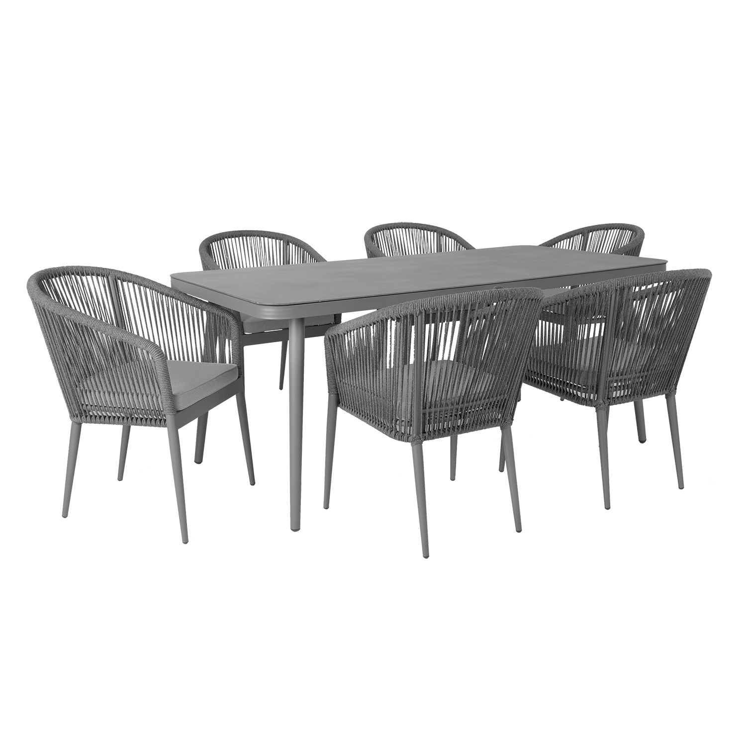 Aiamööblikomplekt ECCO laud ja 6 tooli 21177 - Image 3